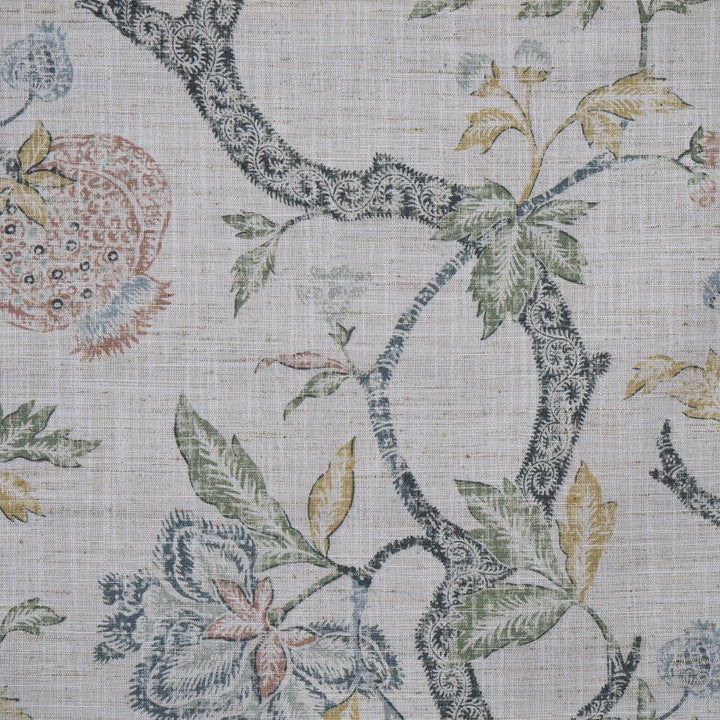 Woodhouse # 328 Garden by Maxwell Designer Fabric Color Theory-Vol.Viii Rosemary 100% POLYESTER INDIA V-25.8 H-27.6 54" - Swanky Fabrics -