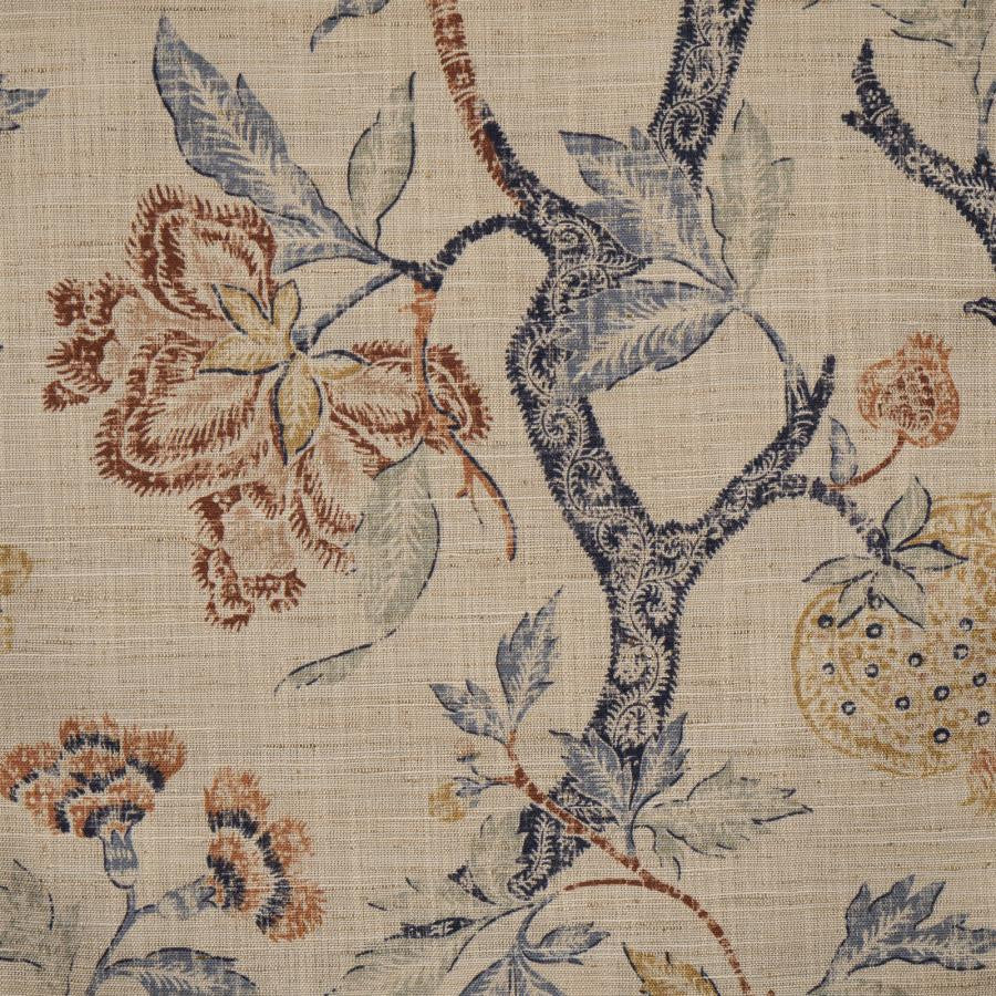 Woodhouse # 712 Tapestry by Maxwell Fabric Color Theory-Vol.Viii Bittersweet 100% POLYESTER INDIA V-25.8 H-27.6 54" - Fabric Carolina -