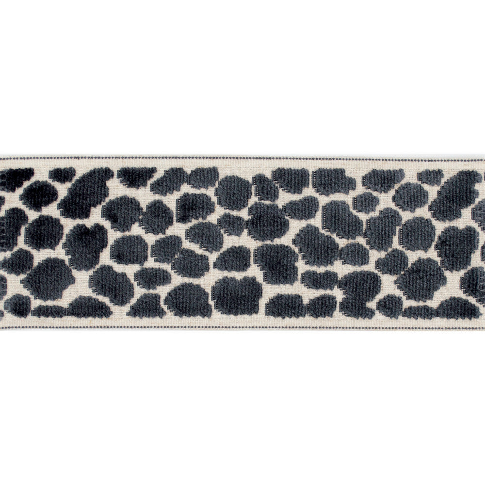 Wilder Tape Fossil by Magnolia Trim - 58% Rayon, 31% Poly, 11% Linen China Horizontal: and Vertical: 3.5 - Fabric Carolina -