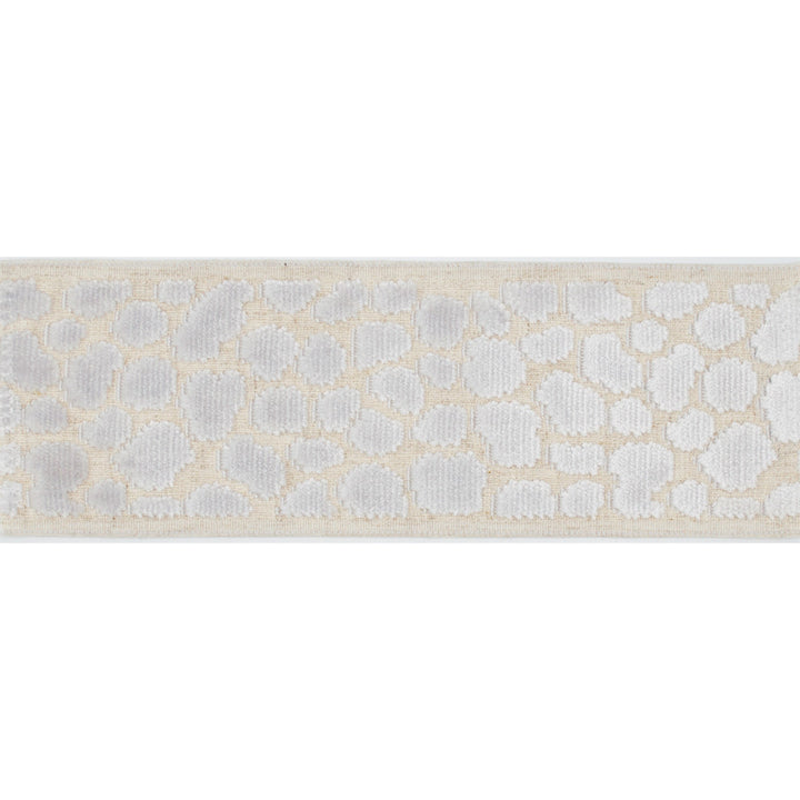 Wilder Tape Ivory by Magnolia Trim - 58% Rayon, 31% Poly, 11% Linen China Horizontal: and Vertical: 3.5 - Fabric Carolina -