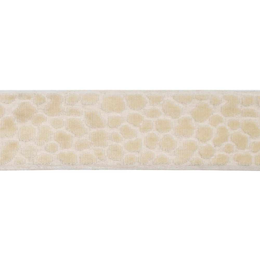 Wilder Tape Pearl by Magnolia Trim - 58% Rayon, 31% Poly, 11% Linen China Horizontal: and Vertical: 3.5 - Fabric Carolina -