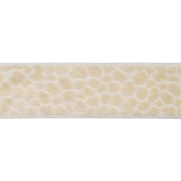 Wilder Tape Pearl by Magnolia Trim - 58% Rayon, 31% Poly, 11% Linen China Horizontal: and Vertical: 3.5 - Fabric Carolina -