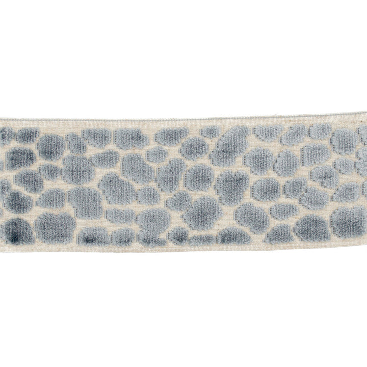 Wilder Tape Sky by Magnolia Designer Trim - 58% Rayon, 31% Poly, 11% Linen China Horizontal: and Vertical: 3.5 - Swanky Fabrics -