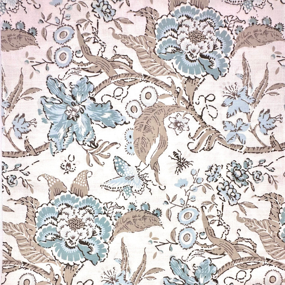 Wild Flower Neutral by Europatex Fabric Wild Flower 85% Polyester, 15% Linen 55.00 inches - Fabric Carolina -