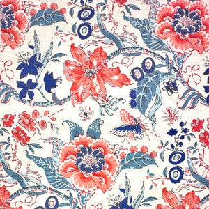 Wild Flower White by Europatex Fabric