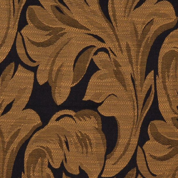 WILFRED 98J3754 by JF Designer Fabric Elegant Attire (Black) 50% Cotton, 50% Rayon United States  Horizontal: 13.5 and Vertical: 11.875 54  - Swanky Fabrics -