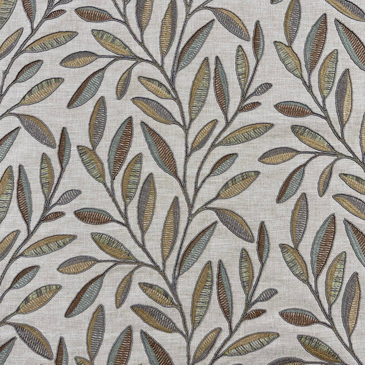 Willow Earth by Magnolia Designer Fabric - 52% Cot, 48% Poly, Emb: 60% Vis, 28% Cot, 12% Poly India 51000 Horizontal: 17.25 and Vertical: 9.5 54 - Swanky Fabrics -