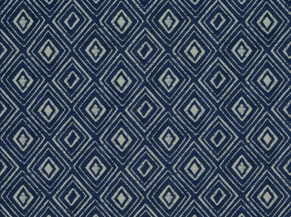 Windham Indigo 593 by Jennifer Adams Fabric our website for purchase 73% Poly 27% Cotton Jacquard China 50000 Horizontal: 3.5" and Vertical: 3" 56" - Fabric Carolina -