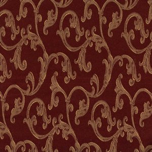 Winette Wine by Norbar Fabric 56% POLYESTER 44% COTTON TAIWAN 11 1/4"V - 6 7/8"H 54 - Fabric Carolina -