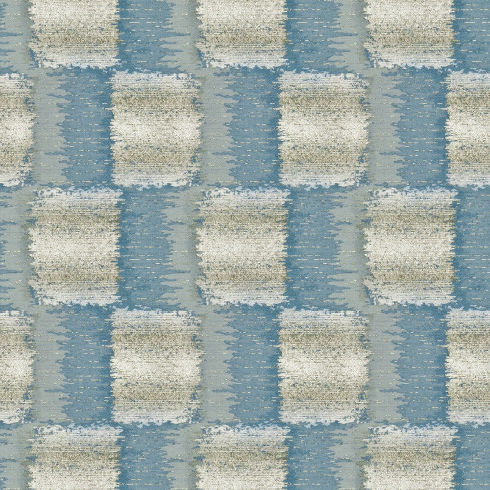 Wingate 2 Slate by Stout Fabric COMFORTABLE LIVING AZURE/LAKE 48%COT 34%POL 7%SVI 11%MTL INDIA Horizontal: 6.625 and Vertical: 9.375 53 in - Fabric Carolina -