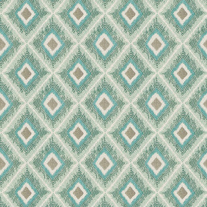 Wireless 4 Turquoise by Stout Fabric