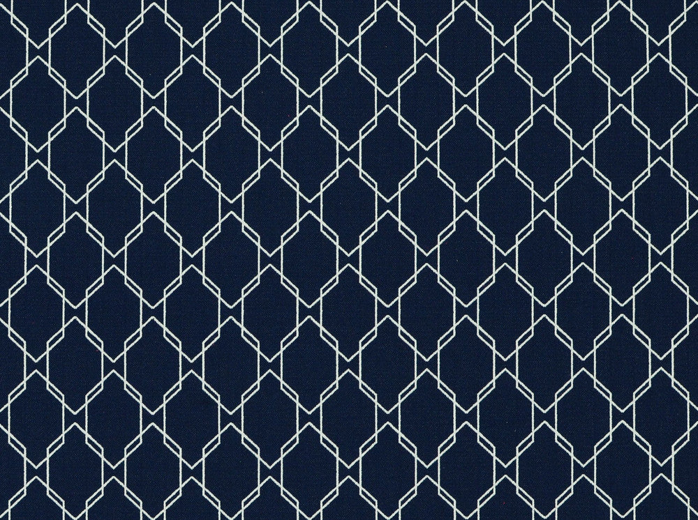 Wireframe 593 Indigo by Covington Fabric 60% COTTON, 40% POLYESTER Turkey 100000 Horizontal: 3.5 and Vertical: 4.5 57 - Fabric Carolina -