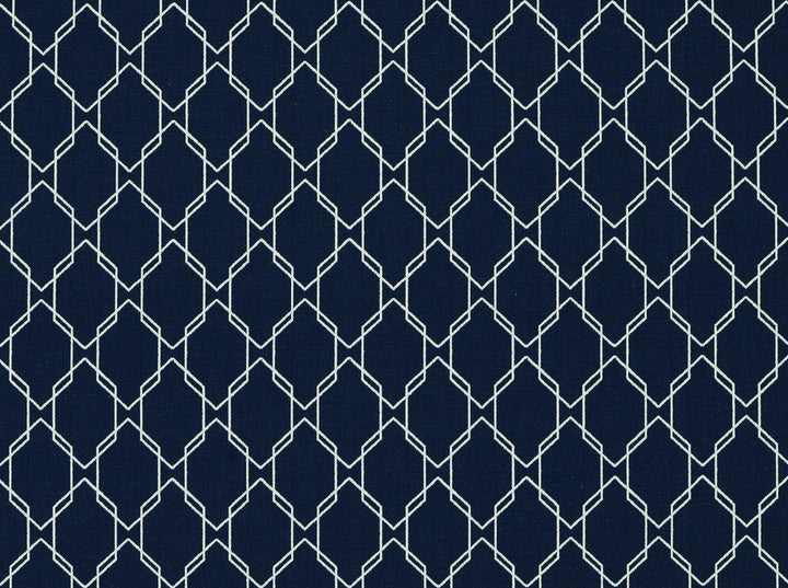 Wireframe 593 Indigo by Covington Fabric 60% COTTON, 40% POLYESTER Turkey 100000 Horizontal: 3.5 and Vertical: 4.5 57 - Fabric Carolina -