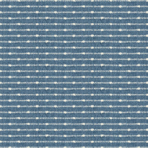 Wise 4 Blue/White by Stout Fabric