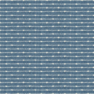 Wise 4 Blue/White by Stout Fabric