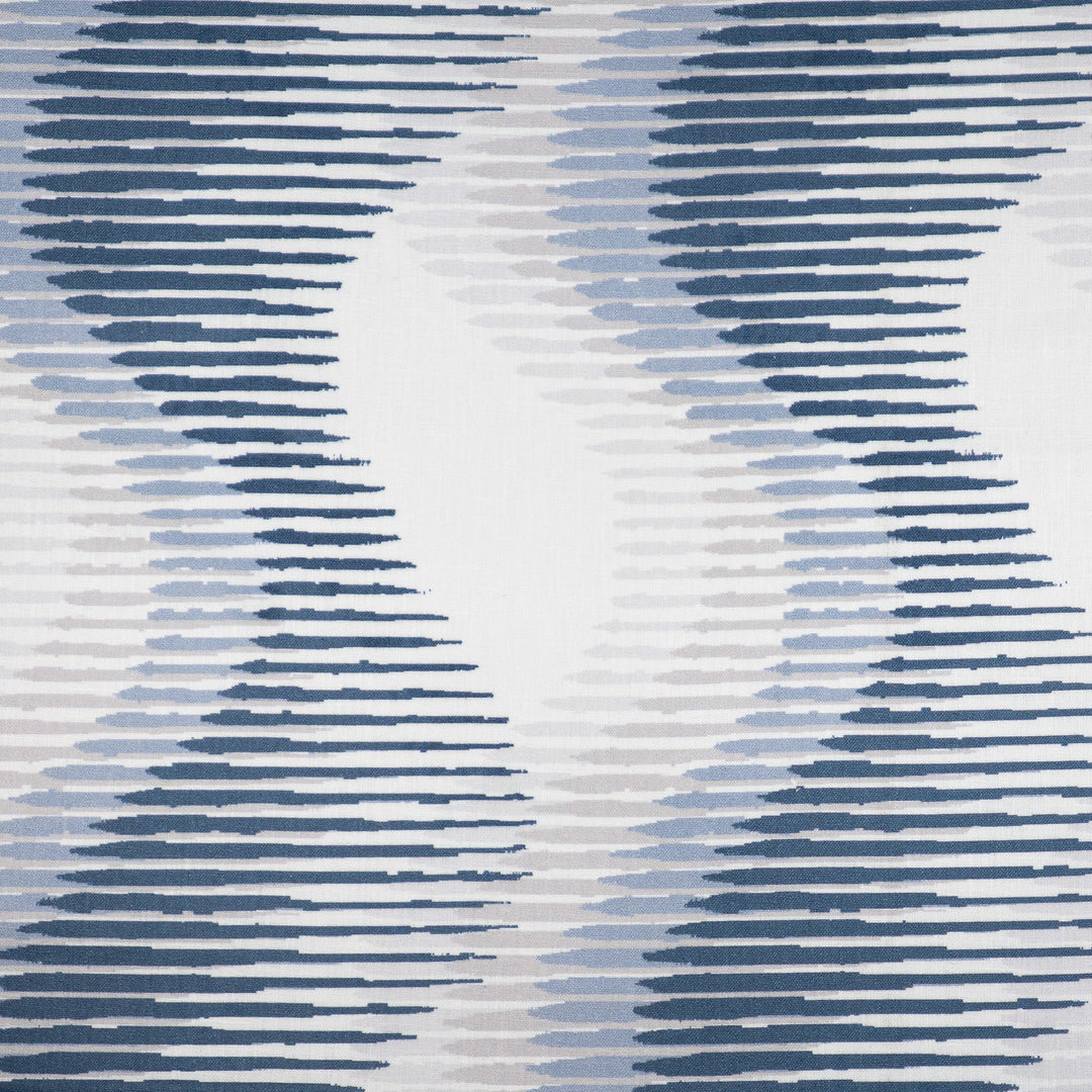 Wavecrest # 523 Slate by Maxwell Designer Fabric Color Theory-Vol. X Twilight 70% COTTON 25% POLYESTER 5% LINEN INDIA V- 13" H-9" 54" - Swanky Fabrics -