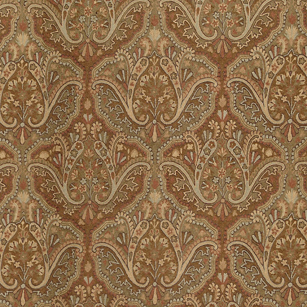 Shaldar Crewel/Brown by Old World Weavers Fabric Old World Weavers Fabric Shaldar Crewel/BrownFabric 100% COTTON INDIA </p><p>Repeat: H: 20", V: 19" 54" - Fabric Carolina -