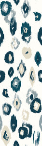 Amara White Animal Ikat Wallpaper by ohpopsi