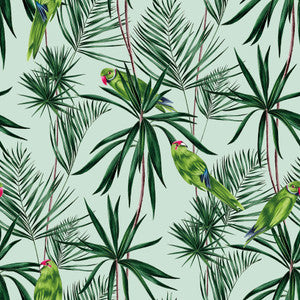 Pebbles Mint Paradise Wallpaper by ohpopsi