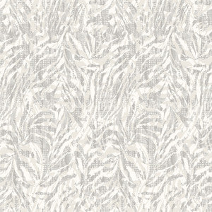 Davy Light Grey Zebra Wallpaper by ohpopsi
