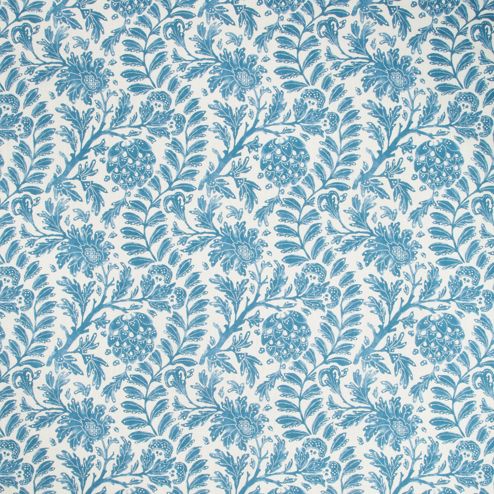 Wollerton Cornflower by Kravet Basics Fabric GREENWICH COLLECTION COTTON - 90%;LINEN - 10% Pakistan MEDIUM Horizontal: 13.5 and Vertical: 15.5 54 - Fabric Carolina -