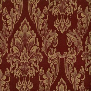 Womack Wine by Norbar Fabric 56% POLYESTER 44% COTTON TAIWAN 13 1/2"V - 13 1/2"H 54 - Fabric Carolina -