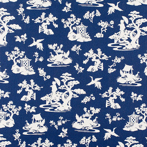Lily Pond/Indigo by Old World Weavers Fabric