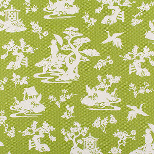 Lily Pond/Grass by Old World Weavers Fabric
