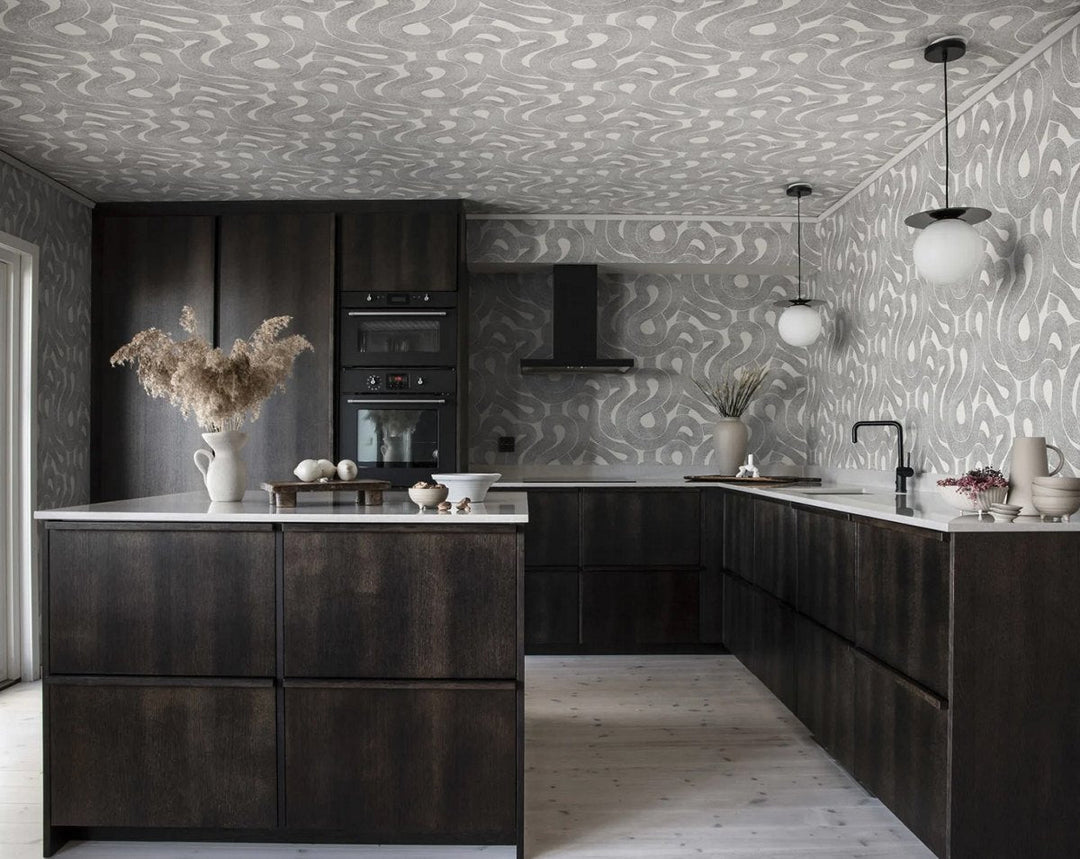 Zen White WSB08050001 by Sandberg Designer Wallpaper