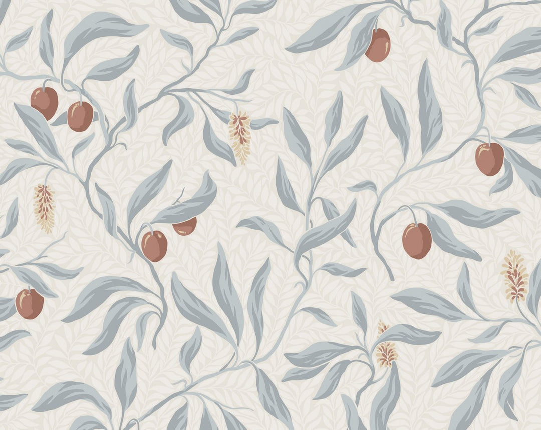 Vinnie Misty Blue WSB01900002 by Sandberg Designer Wallpaper