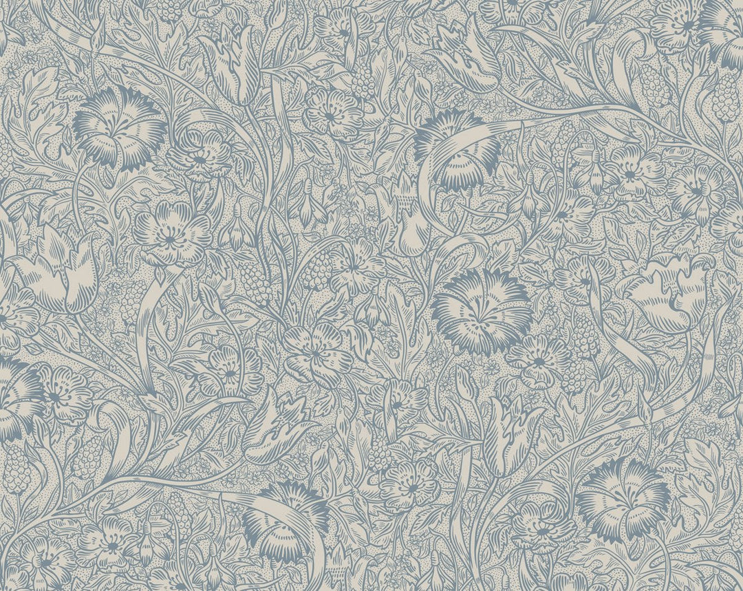 Caroline Indigo Blue WSB02090003 by Sandberg Designer Wallpaper
