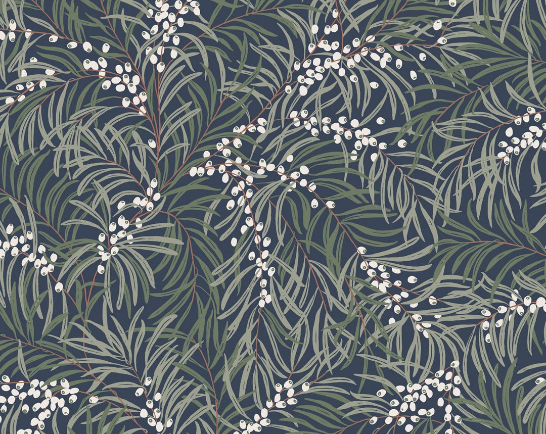 Idun Classic Blue WSBIDUN0003 by Sandberg Designer Wallpaper
