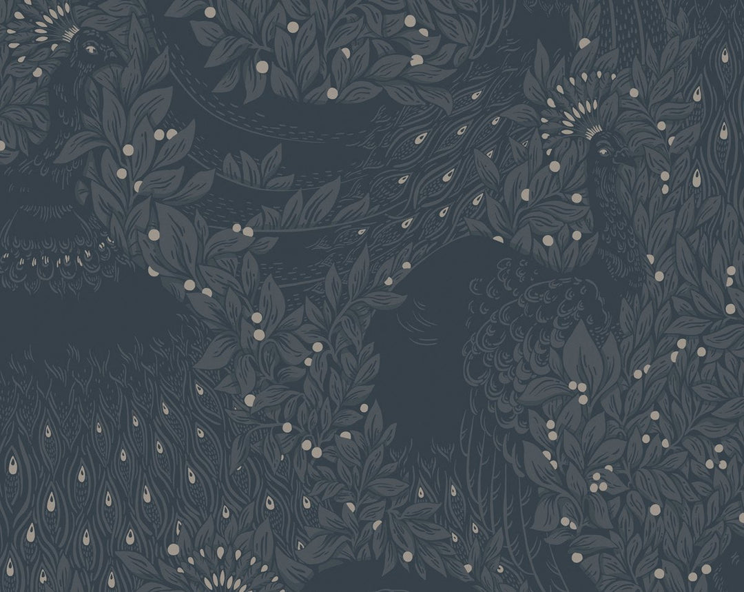 Evelina Indigo Blue WSB10120006 by Sandberg Designer Wallpaper