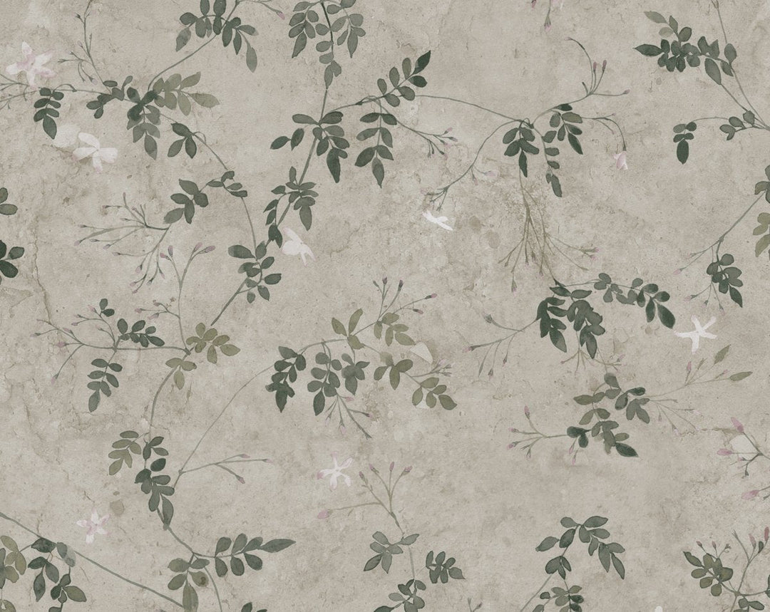 Irene Olive Green WSB101110012 by Sandberg Designer Wallpaper