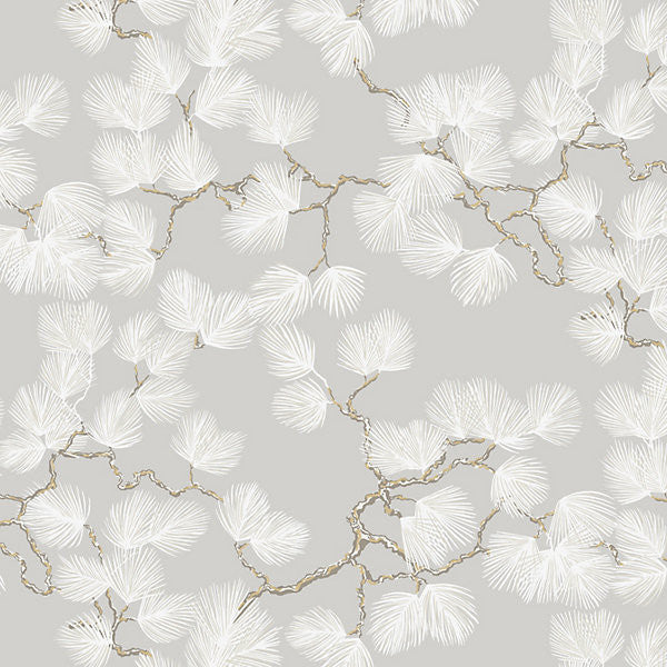 Pine/Grey Wsb00210804 by Sandberg Wallpaper SWEDEN Horizontal: 25.19" and Vertical: 20.86" 20.86" - Fabric Carolina -