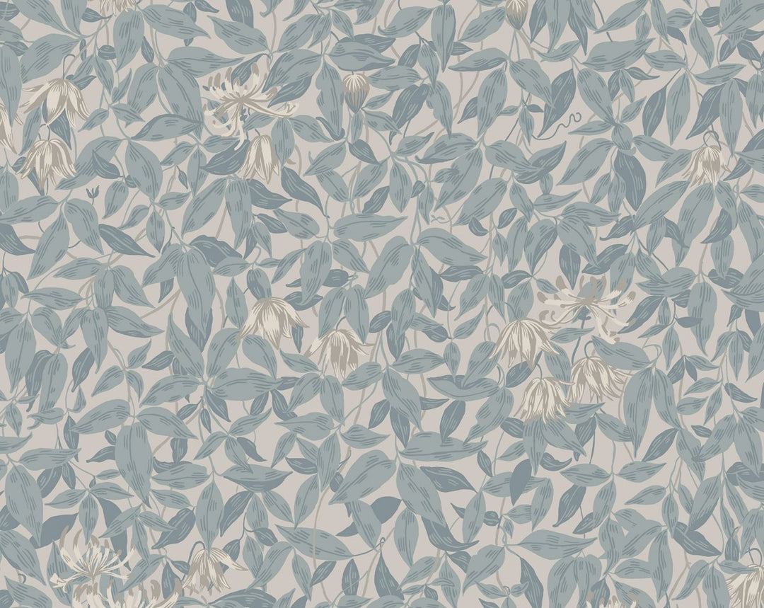 Linnea Misty Blue WSB08380036 by Sandberg Designer Wallpaper