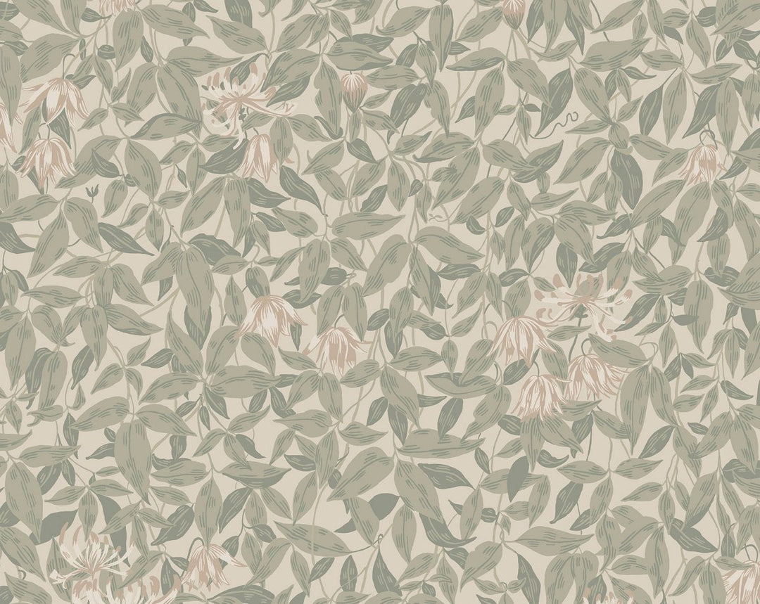 Linnea Garden Green WSB08380038 by Sandberg Designer Wallpaper