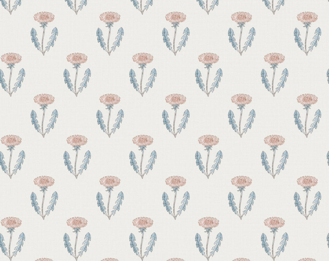 Maskrosen Pink WSBS10130039 by Sandberg Designer Wallpaper
