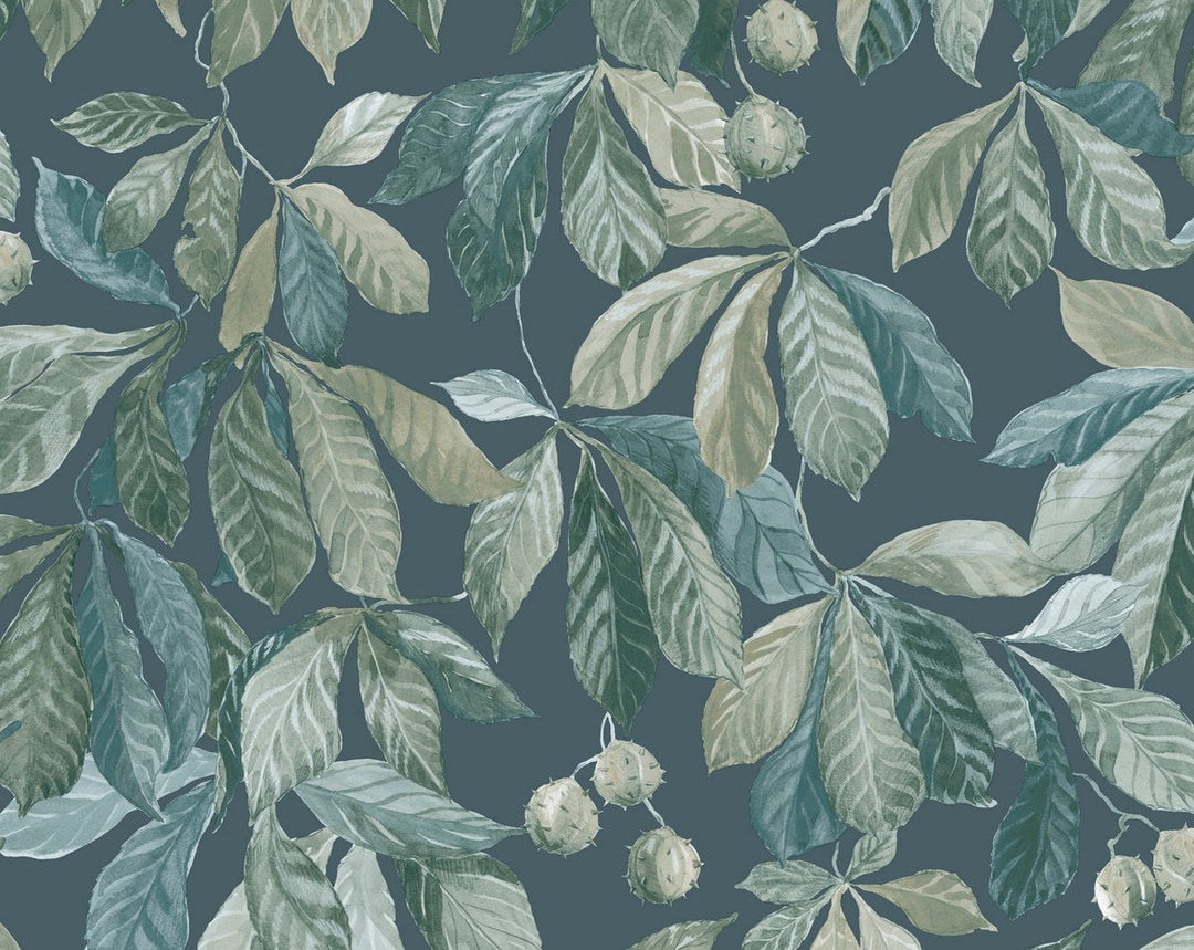 Kersti Indigo WSB10140046 by Sandberg Designer Wallpaper