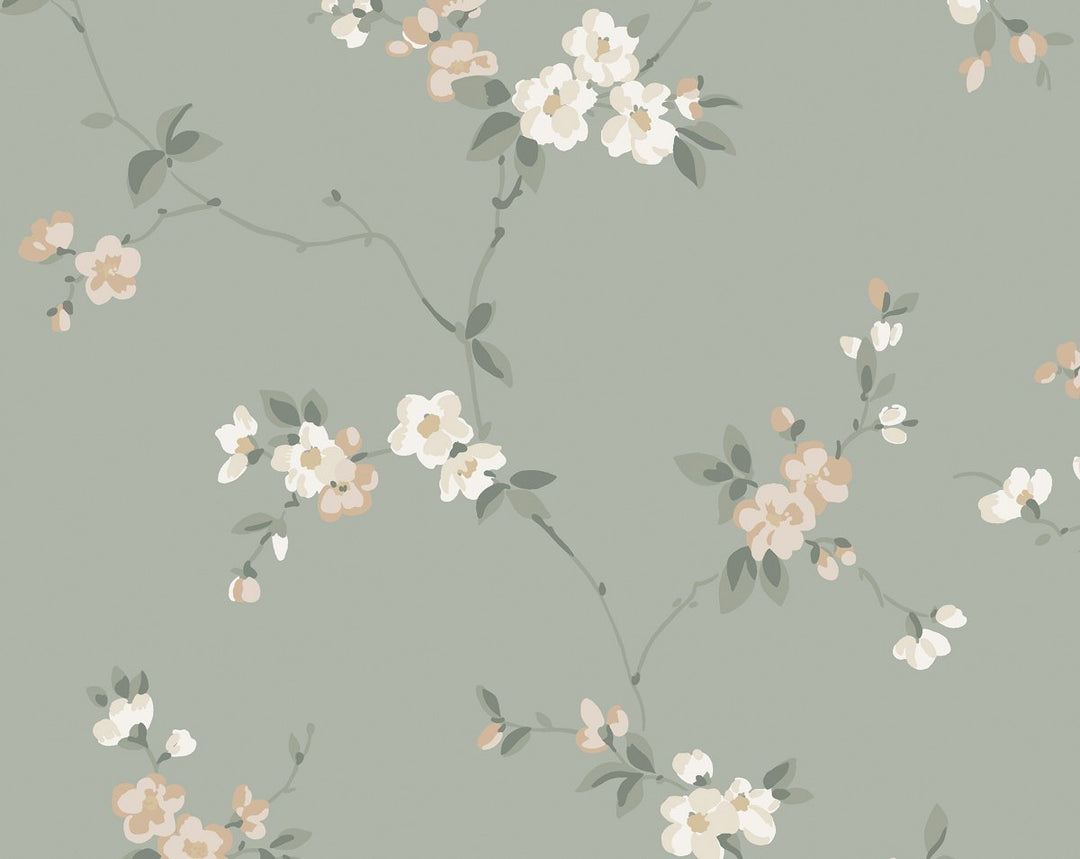 Engla Sage Green WSBENGLA0088 by Sandberg Designer Wallpaper