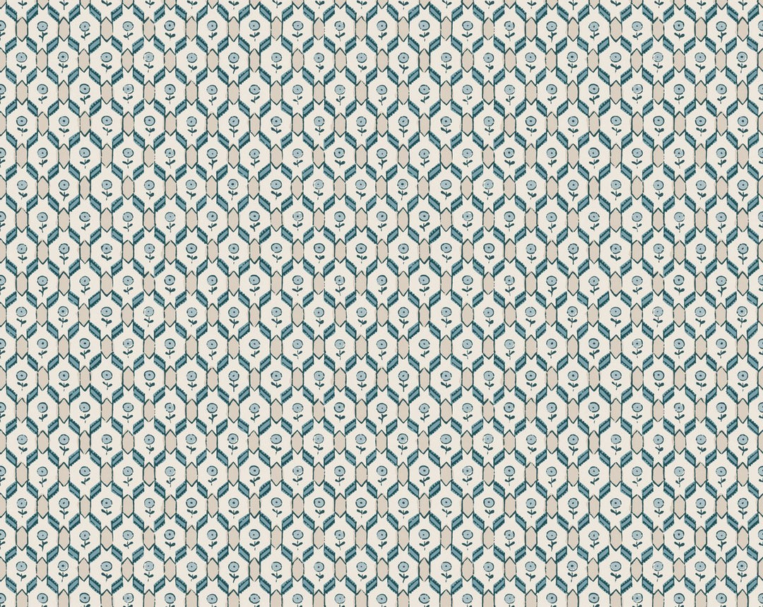Hugo Misty Blue WSBHUGO0244 by Sandberg Designer Wallpaper