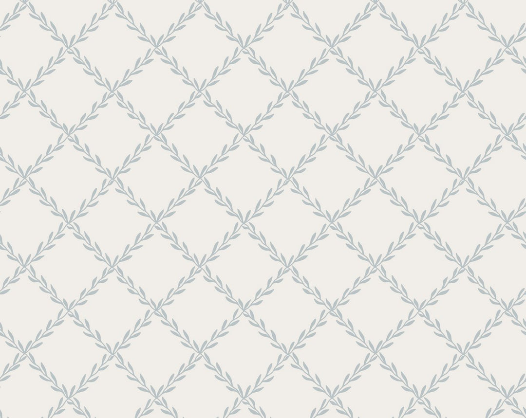Trellis Misty Blue WSBTRELLIS0303 by Sandberg Designer Wallpaper