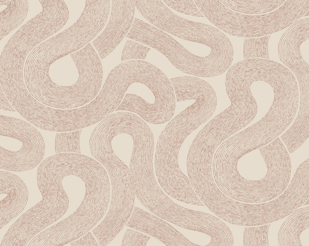 Zen Terracotta WSB08050329 by Sandberg Designer Wallpaper