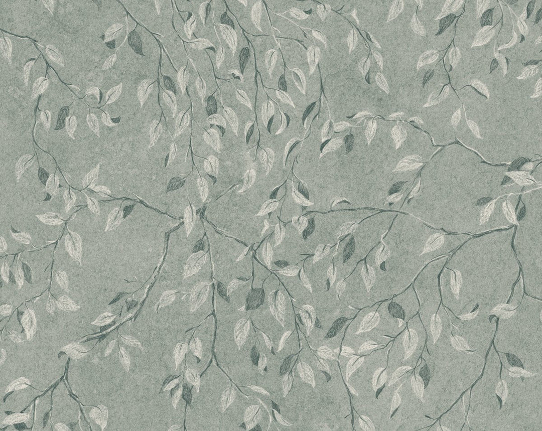 Lise Forest Green WSBLISE0345 by Sandberg Designer Wallpaper