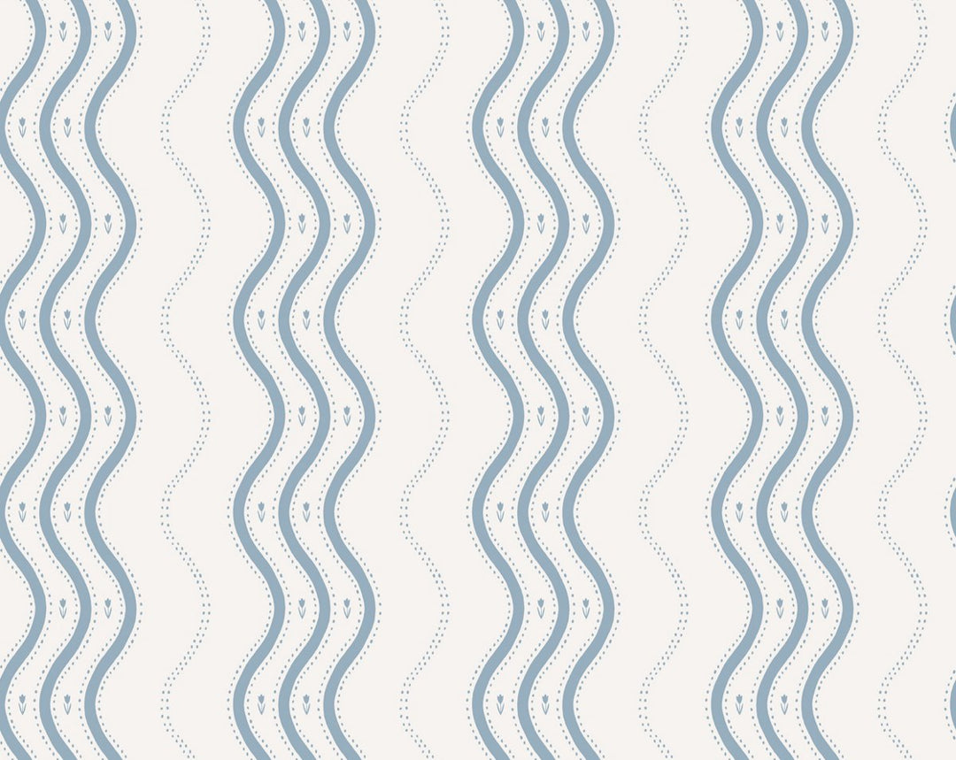 Ben Light Blue WSBBEN0369 by Sandberg Designer Wallpaper