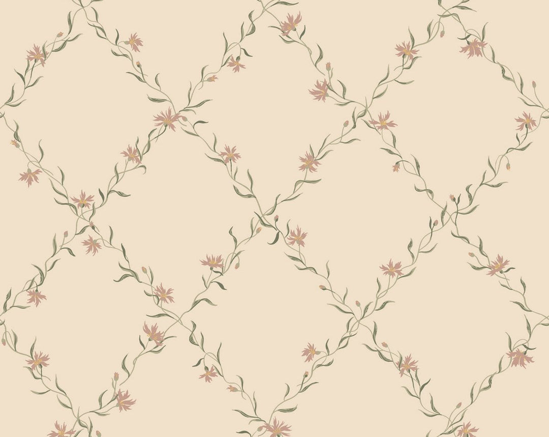 Ewa Dusty Pink WSB08060458 by Sandberg Designer Wallpaper
