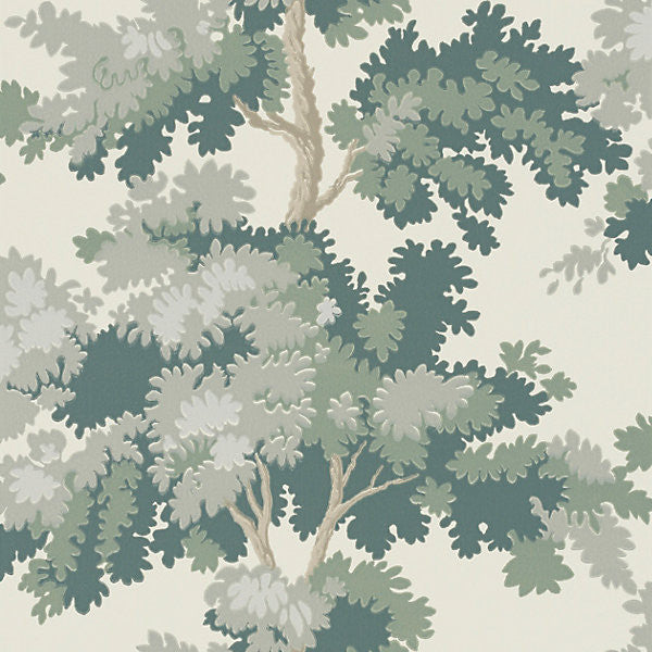 Raphael/Green 0444-058 by Sandberg Designer Wallpaper SWEDEN Horizontal: 20.86" and Vertical: 20.87" 20.87" - Swanky Fabrics -
