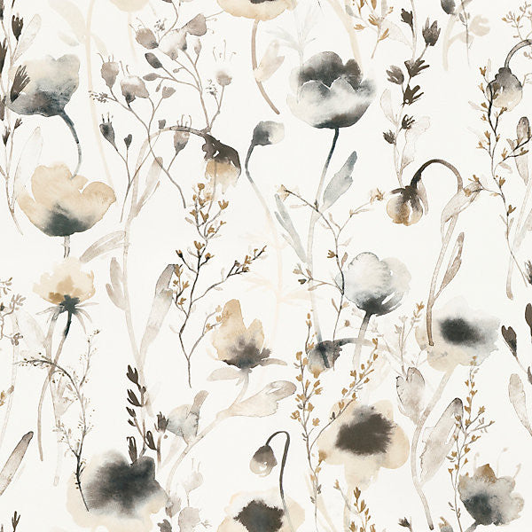 Lo/Brown 0226-079 by Sandberg Wallpaper SWEDEN Horizontal: 21" and Vertical: 21" 21" - Fabric Carolina -