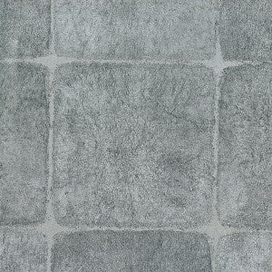 Silver Leaf Squares/Silver On Silver by Scalamandre Wallpaper