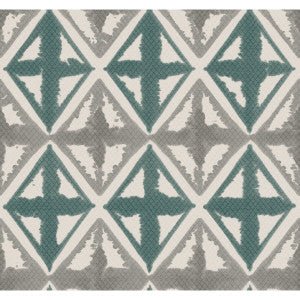 Diamond Block Dusty Teal by Winfield Thybony Wallcovering